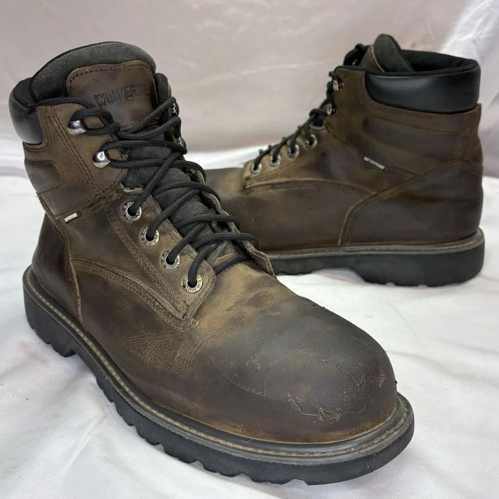 WOLVERINE Floorhand Waterproof Steel-Toe 6